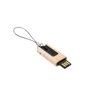 Foto Pen Drive Retrátil de Madeira MTB 035 Imagem (1)