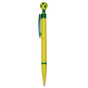 Foto Caneta Plástica Bola MTB 8110 Imagem Verde e Amarelo (1)
