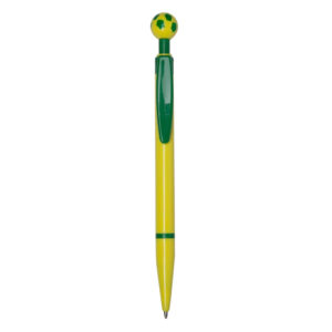 Foto Caneta Plástica Bola MTB 8110 Imagem Verde e Amarelo (2)