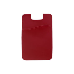 Foto Adesivo Porta Cartão Emborrachado para Celular MTB 13935 Imagem Vermelho