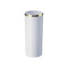 Foto Copo Long Drink Branco com Borda Dourada Imagem