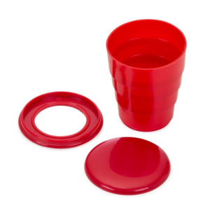 Foto Copo Retrátil MTB 13656 Imagem Vermelho (2)