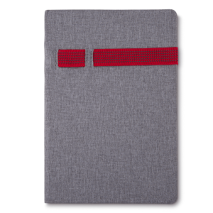 Foto Caderno com Suporte para Celular e Caneta MTB CAD 120 Imagem vermelho_det1