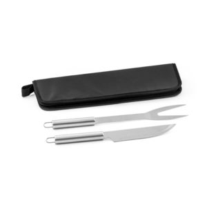 Foto Kit Churrasco 2 Peças Inox MTB 94136 Imagem PRETO (1)