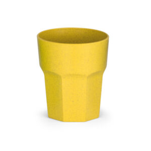 Foto Copo Fibra de Arroz MTB 94637 Imagem Amarelo