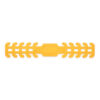 Foto Extensor Plástico para Máscara MTB 14458 Imagem Amarelo (1)