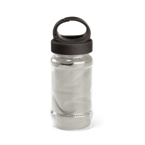 Foto Squeeze 440ml com Toalha MTB 99967 Imagem Cinza