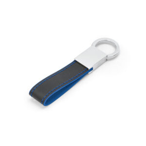 Foto Chaveiro Couro Sintético e Metal MTB 93370 Imagem Azul
