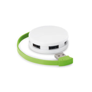 Foto Hub USB 2.0 MTB 97357 Imagem Verde (2)