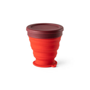 Foto Copo Dobrável MTB 94696 Imagem Vermelho (1)