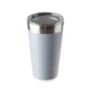 Copo Parede Dupla em Inox JR 4080B | acompanha tampa acrílica de encaixe com bocal.