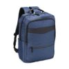 Mochila de Nylon com Suporte Externo USB JR 1350 | 2 Litros com detalhes em couro sintético e três compartimentos, sendo o principal com bolso para notebook 15,6.