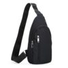 Bolsa de Ombro com Alça em Nylon JR 1442 | Alça transversal com opção de regulagem.