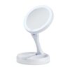Espelho com Led Recarregável JR 1123 | Acompanha antiderrapantes emborrachados.
