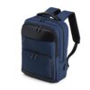 Mochila Poliéster com 4 Compartimentos JR 6045 | Contém divisórias internas para acessórios, bolso lateral, alça para engate em malas de viagem e suporte externo USB.