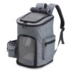 Mochila para Pet com Material Respirável JR 14993 | A mochila dispõe de alça de mão e alças para as costas revestidas com material respirável.