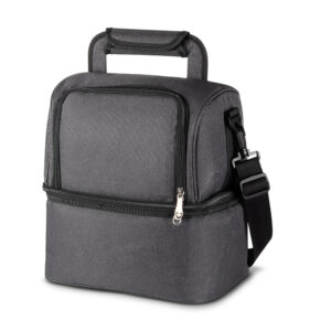 Bolsa Térmica com Alça Regulável JR BT310 | bolso frontal, alça de mão, alça de ombro regulável.