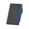 Bloco de Anotações + Caneta Plástica CB 18739 | caneta plástica touchscreen com carga esferográfica azul 1.0mm e acionamento por rotação.