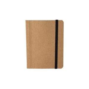 Caderneta em Material Kraft JR 15030 | Contém aproximadamente 70 folhas brancas sem pauta.